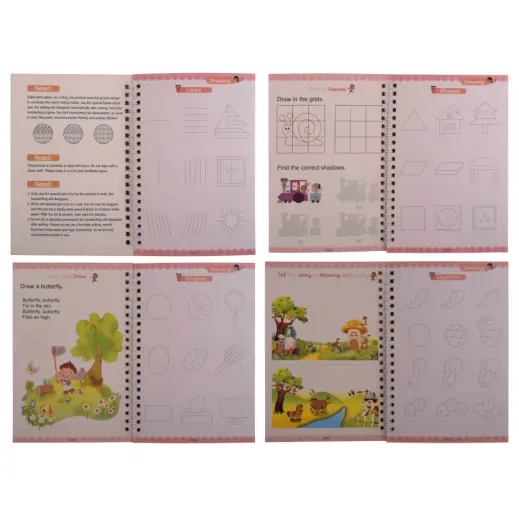 Magic Practise Copybook Set Drawing Open
